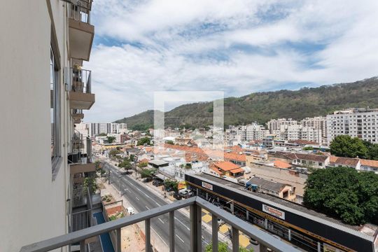 Varanda de apartamento para alugar com 1 quarto, 42m² em Riachuelo, Rio de Janeiro