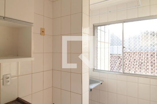 Cozinha e Área de Serviço de apartamento para alugar com 2 quartos, 60m² em Manacás, Belo Horizonte