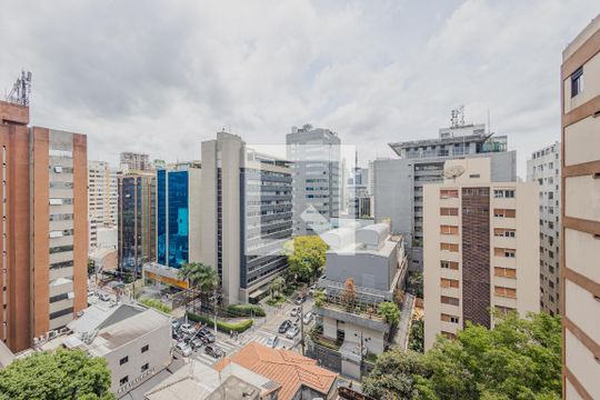 Vista da Varanda de kitnet/studio à venda com 1 quarto, 27m² em Paraíso, São Paulo