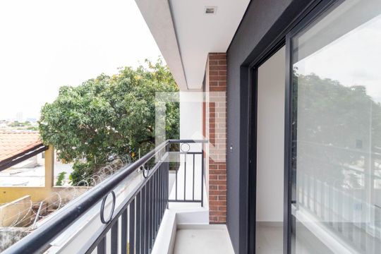 Varanda da Sala de apartamento à venda com 2 quartos, 50m² em Cidade Antônio Estêvão de Carvalho, São Paulo