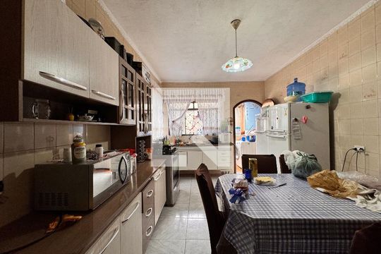 Cozinha de casa à venda com 3 quartos, 200m² em Jardim, Santo André
