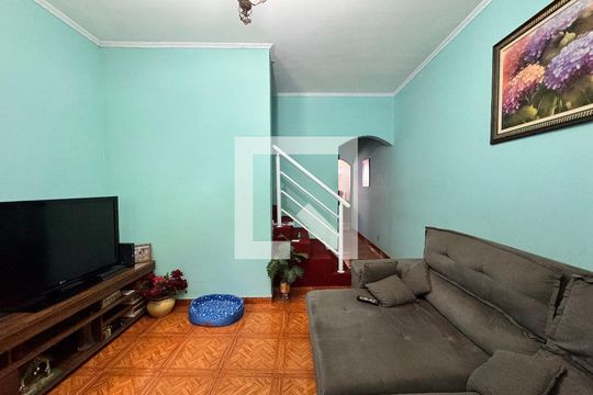 Sala de casa à venda com 3 quartos, 200m² em Jardim, Santo André