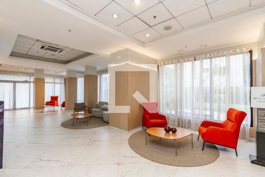 Hall de apartamento para alugar com 1 quarto, 44m² em Vila Congonhas, São Paulo