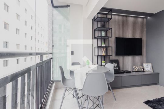 Varanda de apartamento para alugar com 1 quarto, 31m² em Pinheiros, São Paulo