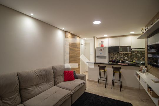 Sala de apartamento à venda com 3 quartos, 75m² em Vila Isolina Mazzei, São Paulo