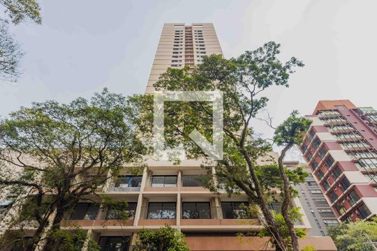 Fachada de apartamento para alugar com 1 quarto, 28m² em Sumaré, São Paulo
