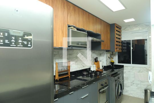 Cozinha de apartamento à venda com 2 quartos, 42m² em Jardim Nossa Senhora do Carmo, São Paulo