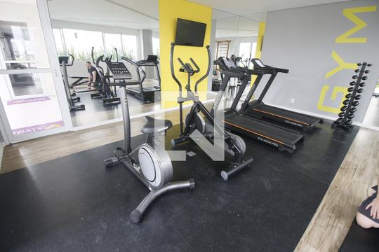 Área comum - Academia de apartamento para alugar com 2 quartos, 43m² em Jardim Monte Alegre, Taboão da Serra