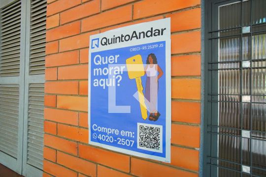 Adesivo de apartamento para alugar com 1 quarto, 42m² em São João, Porto Alegre