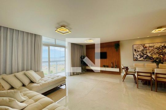 Sala de apartamento para alugar com 3 quartos, 147m² em Gonzaga, Santos