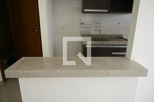 Cozinha de apartamento para alugar com 2 quartos, 58m² em Vila Maria José, Goiânia