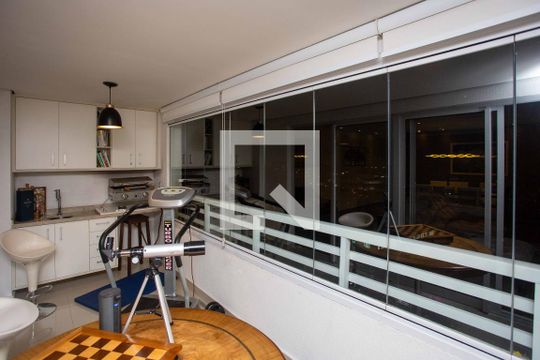 Varanda gourmet de apartamento à venda com 3 quartos, 105m² em Centro, Diadema
