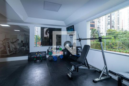 Área comum - Academia de apartamento à venda com 2 quartos, 112m² em Paraíso do Morumbi, São Paulo