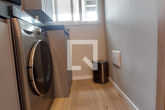 Área de Serviço de apartamento à venda com 3 quartos, 75m² em Vila Apiai, Santo André