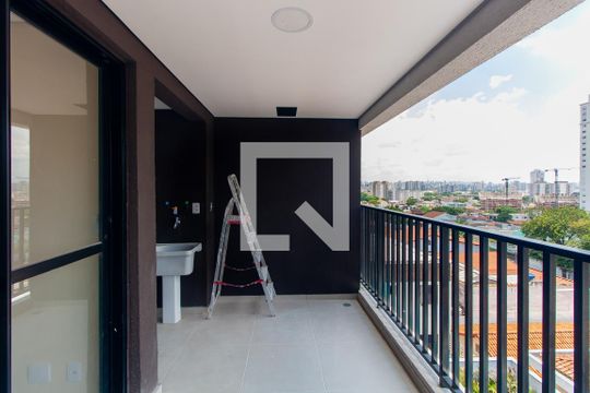 Varanda da Sala de apartamento à venda com 2 quartos, 53m² em Parque da Vila Prudente, São Paulo
