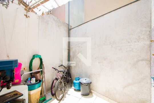 Área de serviço de apartamento à venda com 3 quartos, 93m² em Vila Bela Vista, Santo André