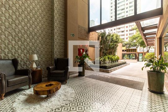 Hall de Entrada de apartamento à venda com 1 quarto, 41m² em Santa Cecília, São Paulo