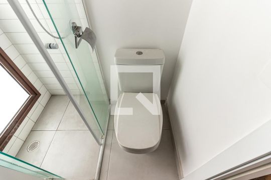 Banheiro de apartamento à venda com 1 quarto, 41m² em Santa Cecília, São Paulo