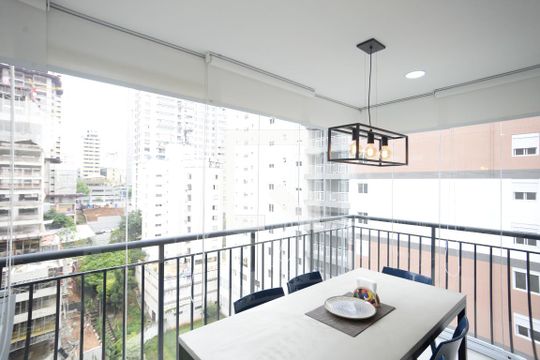 Varanda da Sala de apartamento à venda com 2 quartos, 47m² em Vila Mariana, São Paulo
