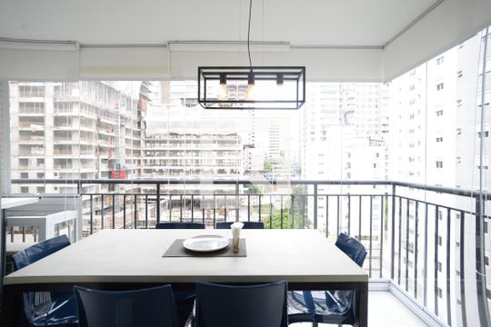 Varanda da Sala de apartamento à venda com 2 quartos, 47m² em Vila Mariana, São Paulo