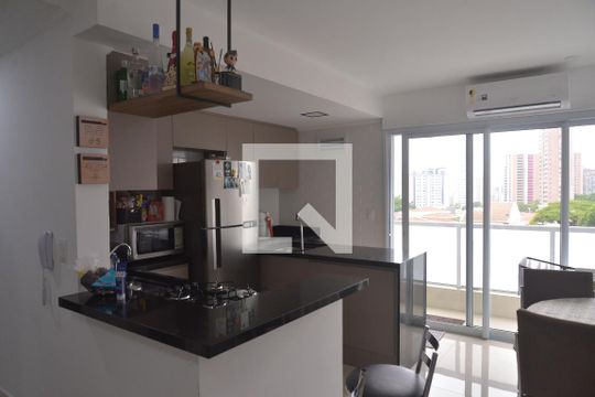 Cozinha de apartamento à venda com 2 quartos, 62m² em Jardim, Santo André