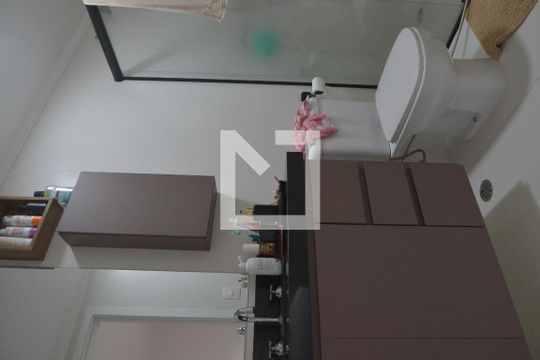 Banheiro da Suíte de apartamento à venda com 2 quartos, 62m² em Jardim, Santo André