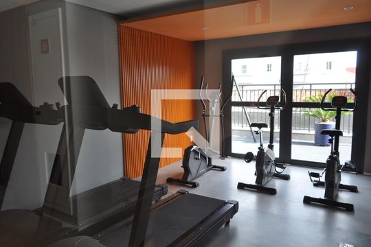 Área comum - Academia de apartamento para alugar com 1 quarto, 27m² em Vila Gustavo, São Paulo