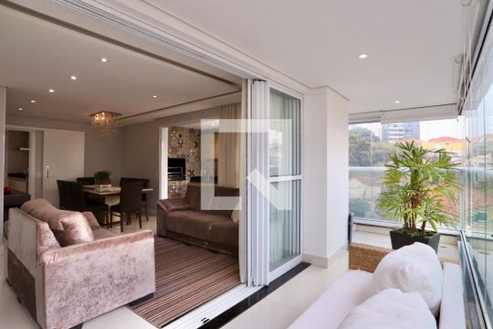 Varanda gourmet de apartamento à venda com 3 quartos, 154m² em Vila Regente Feijó, São Paulo
