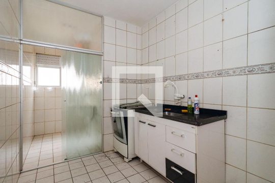 Cozinha de apartamento para alugar com 2 quartos, 41m² em Jardim Mitsutani, São Paulo