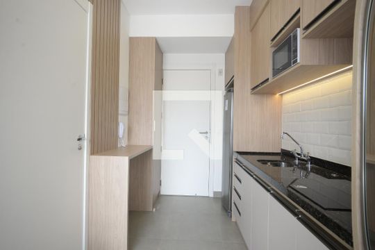 Cozinha de kitnet/studio para alugar com 1 quarto, 26m² em Ipiranga, São Paulo