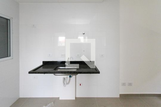 Cozinha de apartamento à venda com 2 quartos, 38m² em Vila Antonieta, São Paulo