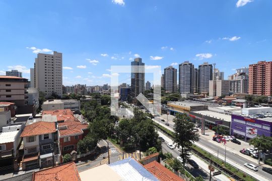 Vista Sala de apartamento para alugar com 3 quartos, 66m² em Vila Dora, Santo André