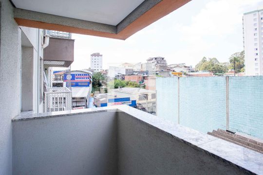 Varanda da Sala de apartamento para alugar com 2 quartos, 54m² em Centro, Diadema