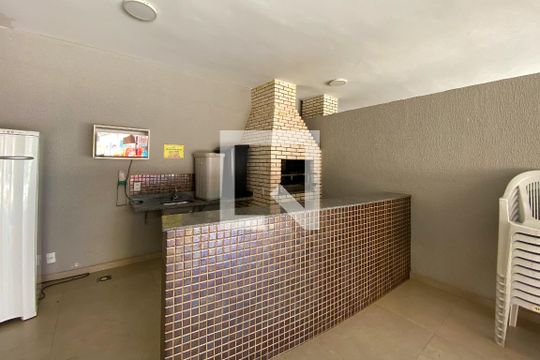Área comum - Churrasqueira de apartamento para alugar com 2 quartos, 56m² em Águas Claras, Brasília