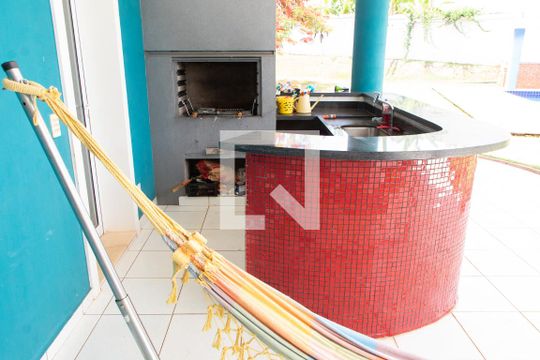 Área Gourmet de casa de condomínio para alugar com 4 quartos, 520m² em Residencial Barão do Café, Campinas