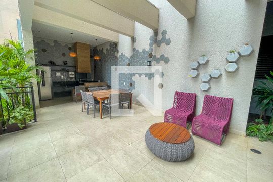 Área comum - Churrasqueira de kitnet/studio à venda com 1 quarto, 25m² em Pinheiros, São Paulo