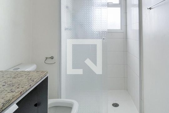 Banheiro - Suíte de apartamento para alugar com 3 quartos, 107m² em Vila Lusitania, São Bernardo do Campo