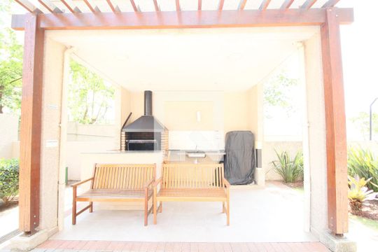 Área comum - Churrasqueira de kitnet/studio à venda com 1 quarto, 24m² em Paraíso do Morumbi, São Paulo