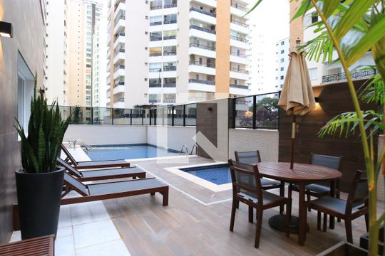 Área comum - Piscina de apartamento para alugar com 1 quarto, 37m² em Altos do Esplanada, São José dos Campos