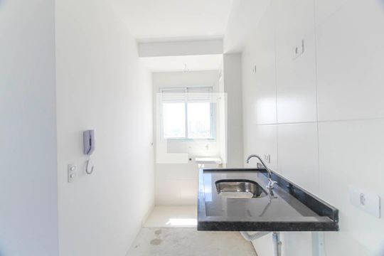 Cozinha de apartamento à venda com 2 quartos, 35m² em Jardim Angela (zona Leste), São Paulo