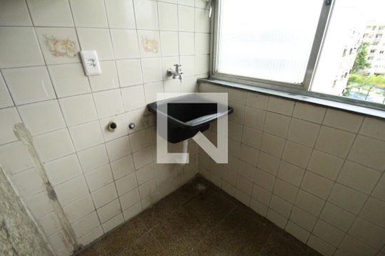 Área de serviço de apartamento à venda com 2 quartos, 57m² em Taquara, Rio de Janeiro