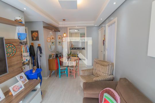 Sala de apartamento à venda com 3 quartos, 58m² em Santos Dumont, São Leopoldo