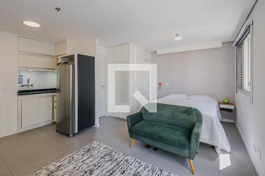 Studio de kitnet/studio para alugar com 1 quarto, 27m² em Jardim Paulista, São Paulo