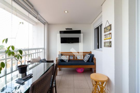 Varanda Gourmet de apartamento para alugar com 3 quartos, 87m² em Vila Dom Pedro Ii, São Paulo
