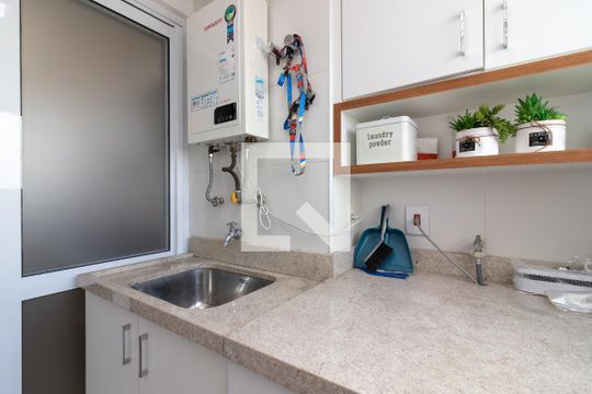 Área de Serviço de apartamento para alugar com 3 quartos, 87m² em Vila Dom Pedro Ii, São Paulo