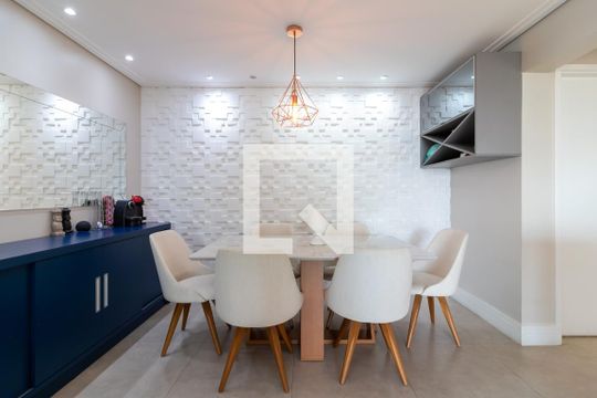 Sala de Jantar de apartamento para alugar com 3 quartos, 87m² em Vila Dom Pedro Ii, São Paulo