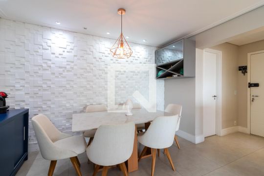 Sala de Jantar de apartamento para alugar com 3 quartos, 87m² em Vila Dom Pedro Ii, São Paulo