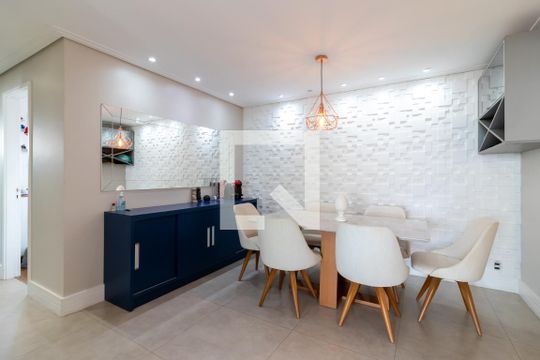 Sala de Jantar de apartamento para alugar com 3 quartos, 87m² em Vila Dom Pedro Ii, São Paulo
