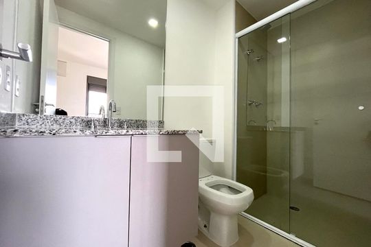 Banheiro da Suíte de apartamento à venda com 2 quartos, 57m² em Vila Santa Catarina, São Paulo