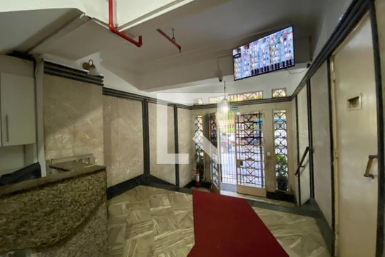 Portaria de apartamento à venda com 1 quarto, 29m² em Centro, Rio de Janeiro